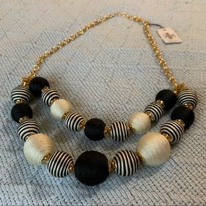 Talbots Black & White Necklace